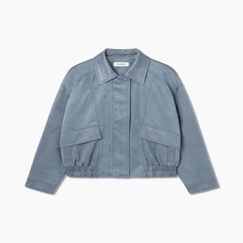 쉬즈미스 여성 소프트 터치 집업 크롭 점퍼 SWWJPQ12050_이미지