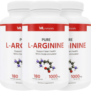 마이라이프 내추럴스 퓨어 L-아르기닌 1000mg 180베지캡슐 (해외) (3개)