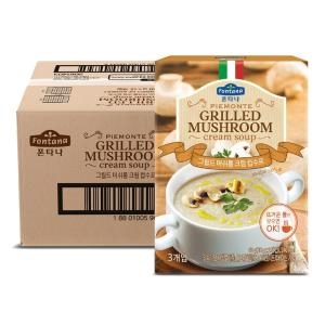 샘표식품 폰타나 피에몬테 그릴드 머쉬룸 크림 수프 60g (12개)