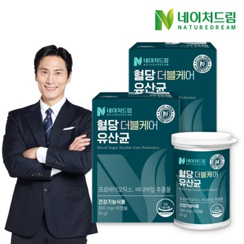 네이처드림 혈당 더블케어 유산균 300mg 30캡슐 (2개)_이미지