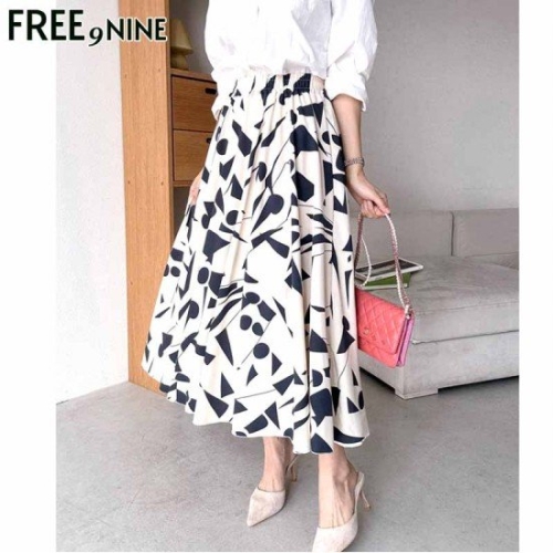 프리나인 리버플레어스커트FRS41130A_이미지