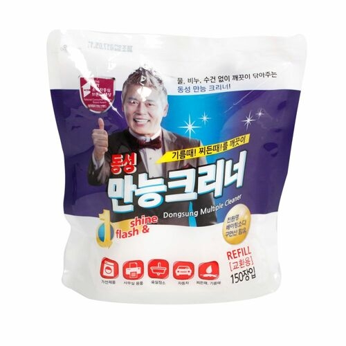 동성 만능크리너 150매 리필 다용도 세정 청소물티슈_이미지