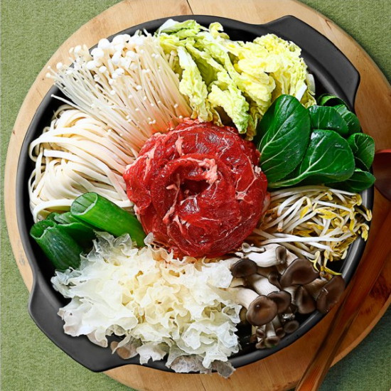 소고기 모둠버섯 샤브샤브 750g