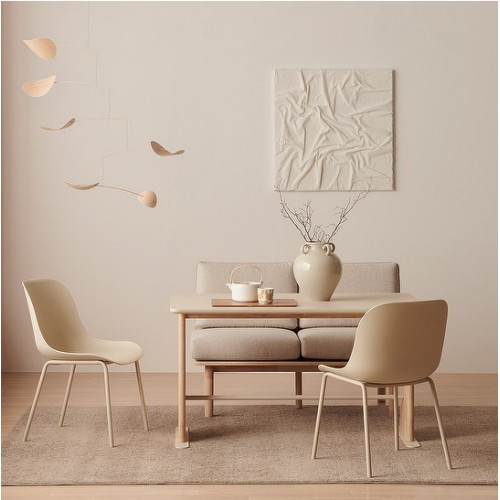 한샘 포레 컴포트 베이직 식탁 1200 (PP의자2개+벤치1개)