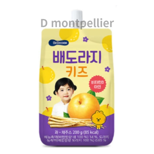 베베쿡 배도라지 키즈 200ml (30개)_이미지