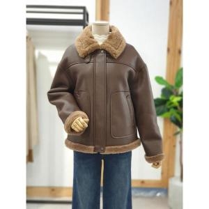 오프리미츠 세이브존01 하프 무스탕 코트 B24CT3C30 S27714952