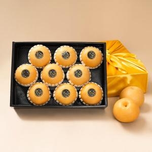 농부들의수확 나주배 선물세트 고급 4호 9~10과 7.5kg (1개)_이미지