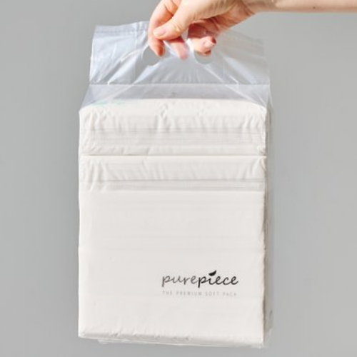 퓨어피스 소프트팩 미용티슈 150매