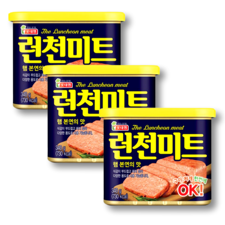 롯데웰푸드 롯데햄 런천미트 340g