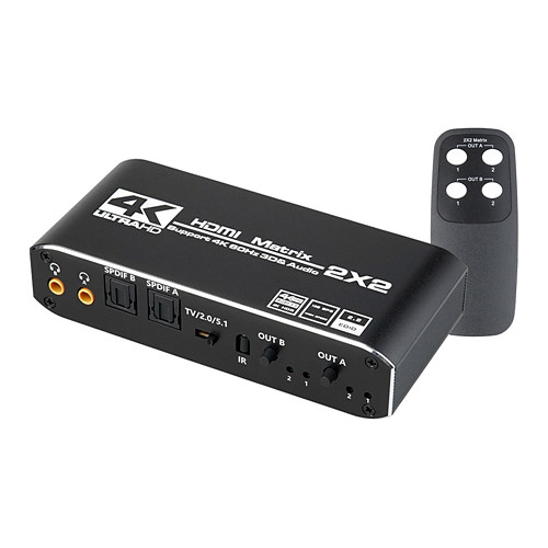 라이트컴 COMS OU945 2:2 HDMI 매트릭스 스위치