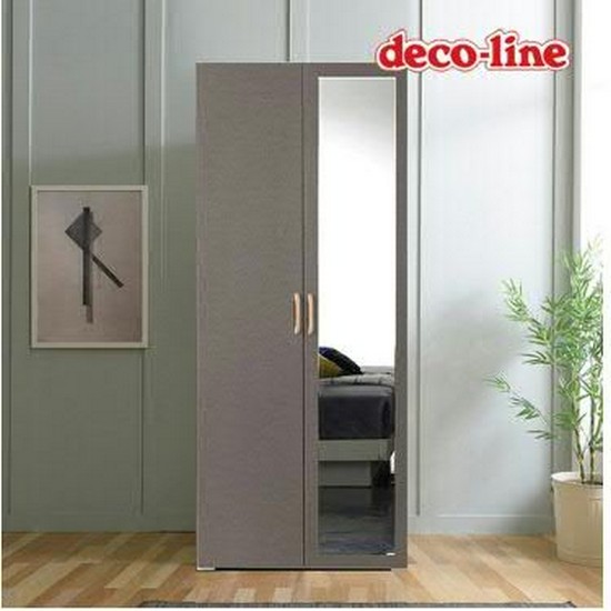 데코라인 코넬 비비 거울 짧은옷 옷장 800