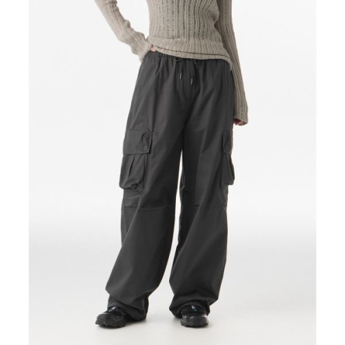 MUSINSA STANDARD WOMAN 우먼즈 코튼 파라슈트 카고 팬츠 라이트 카키 MWEPC324-LK 96364 28