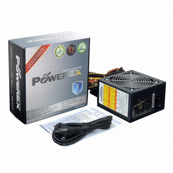 POWEREX REX III 500-80PLUS Triple V2.3_이미지