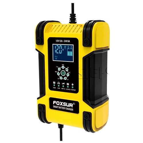 FOXSUR 3세대 자동차 오토바이 충전기 (해외구매)