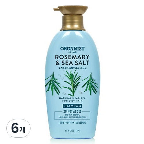 오가니스트 로즈마리 앤 씨솔트 딥클렌징 샴푸 500ml (6개)_이미지