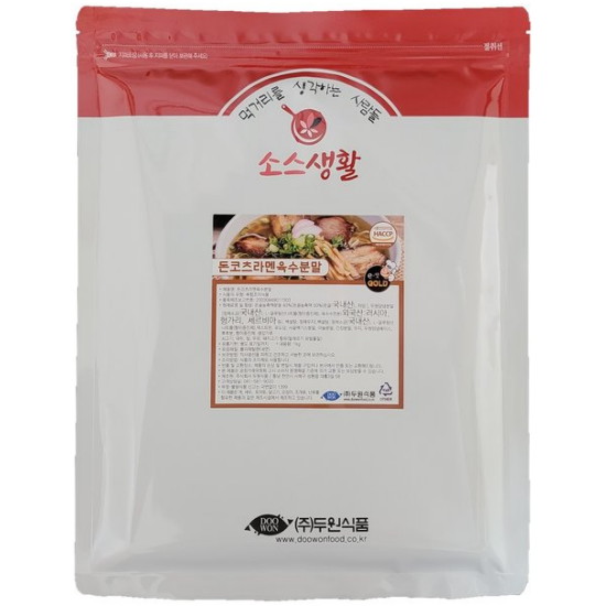 두원식품 돈코츠 라멘 육수 분말 1kg (1개)_이미지