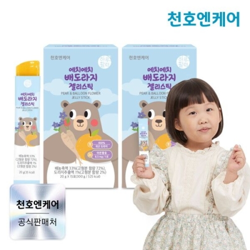 천호엔케어 에치에치 배 도라지 젤리스틱 20g 15포