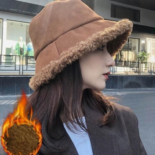 리더스 겨울 안감퍼 모자 페도라 벙거지 여성 패션 7570149A_이미지