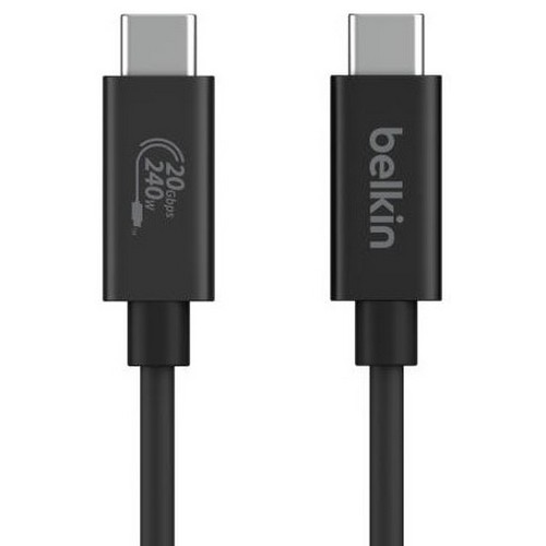 벨킨 USB4 20Gbps PD C to C타입 240W 케이블 INZ004 (1.2m)_이미지