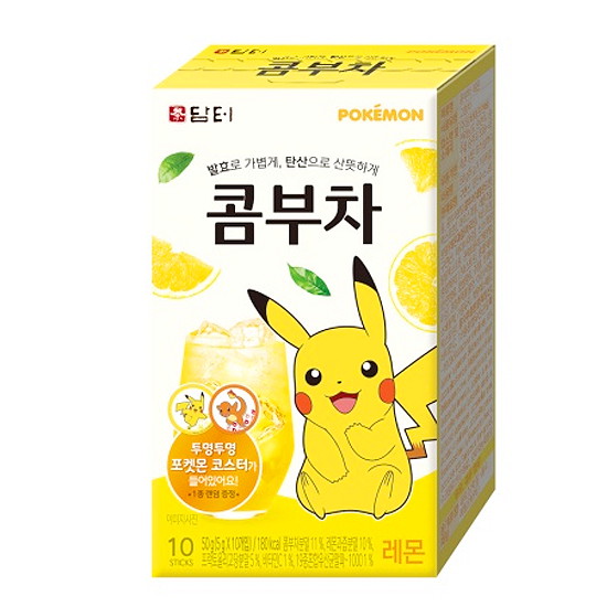 담터 포켓몬 콤부차 레몬 10T (6개)_이미지