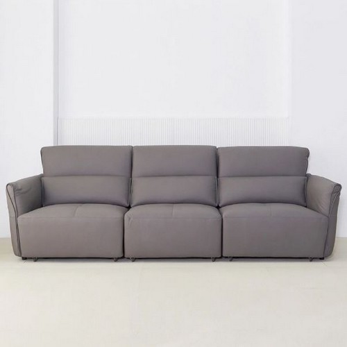 코모도홈 에밀리아 모션 슬라이딩 천연가죽 소파 4인용