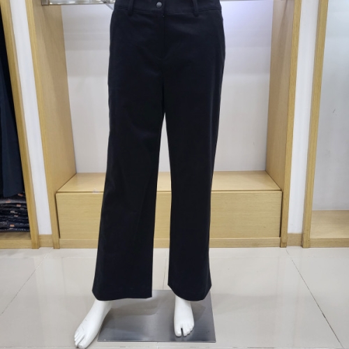 루이까스텔 여성 솔리드 수입면소재 와이드핏 바지3LRP922B