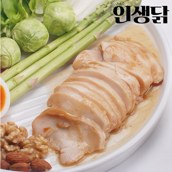 인생닭 슬라이스 닭가슴살 조청탕수육맛 120g
