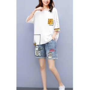 더블린 풀오버+데님팬츠