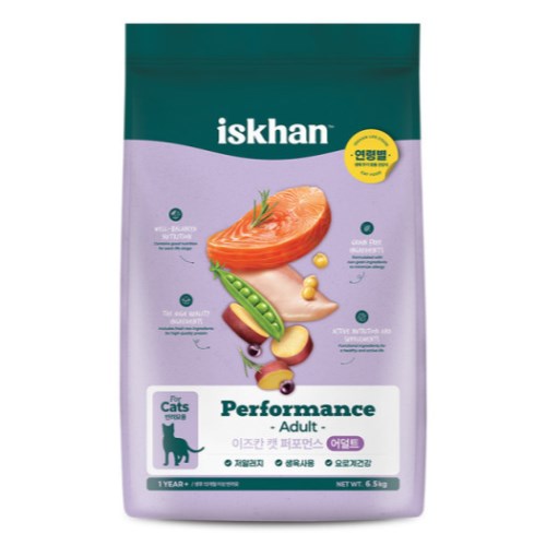 이즈칸 캣 퍼포먼스 어덜트 6.5kg (1개)_이미지