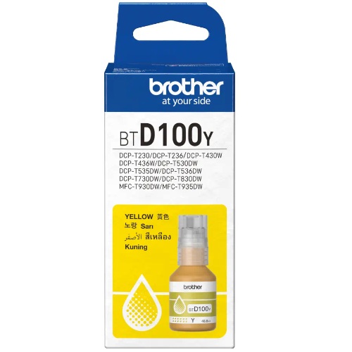 Brother 정품 BTD100Y 노랑_이미지