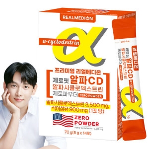 리얼메디온 제로핏 알파CD 알파시클로덱스트린 제로파우더 5g 14포이미지입니다. 누르면 해당 게시물로 새창이동합니다.