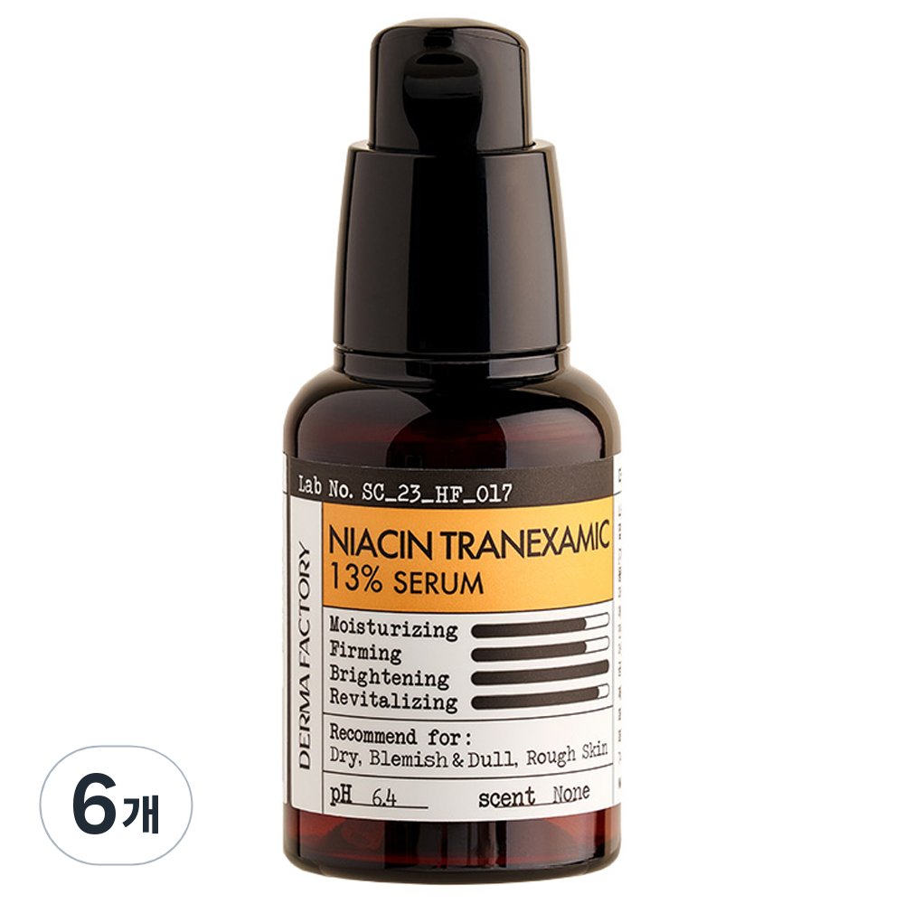 더마팩토리 나이아신 트라넥삼산 13% 세럼 30ml (6개)_이미지