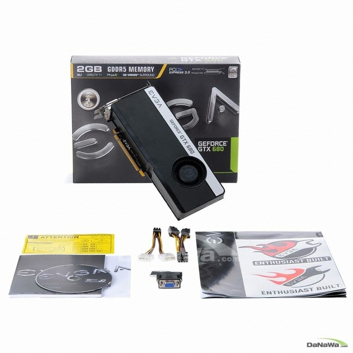 EVGA ������ GTX680 SC SIGNATURE D5 2GB