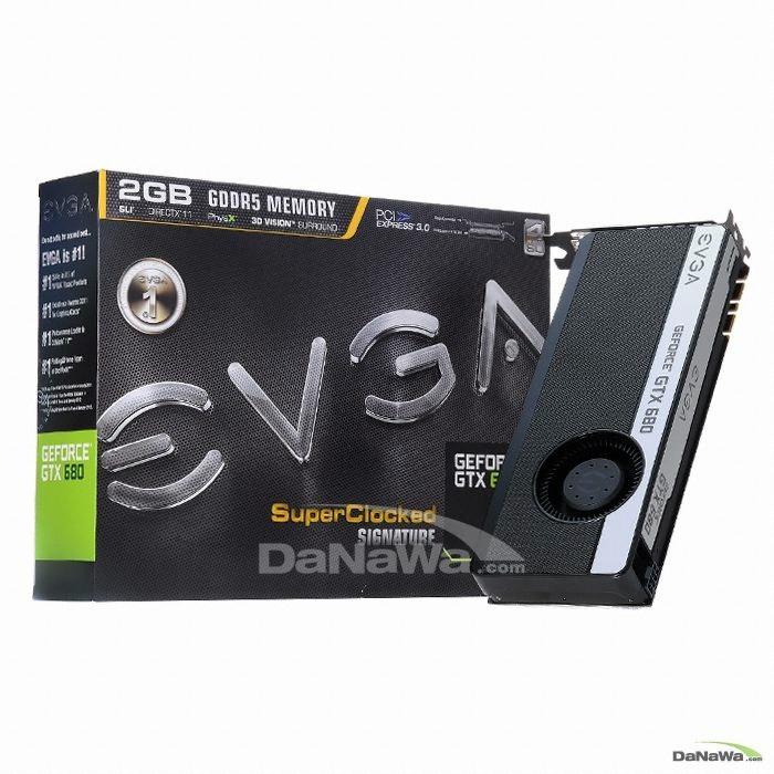 EVGA ������ GTX680 SC SIGNATURE D5 2GB