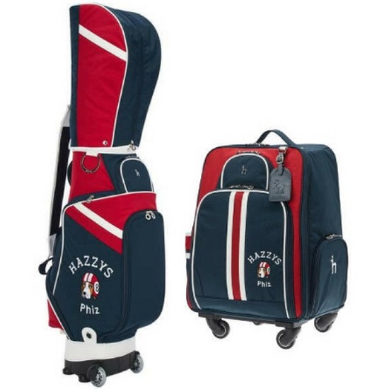 헤지스골프 PHIZ 퍼피자수 무빙 캐리어백세트 HWGF0F901N3_이미지