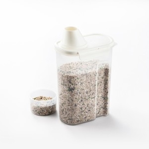락앤락 도어포켓 잡곡통 2kg 쌀통 쌀보관통 사료통 쌀 보관 소분 용기_이미지