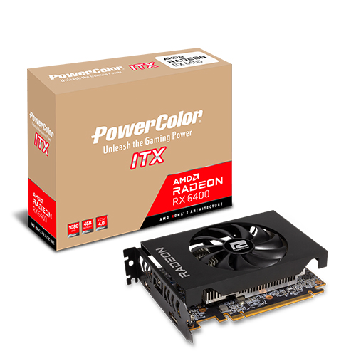 PowerColor �󵥿� RX 6400 ITX D6 4GB