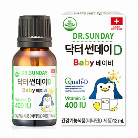 센트럴팜 닥터 썬데이D 베이비 400IU 12ml (1개)_이미지