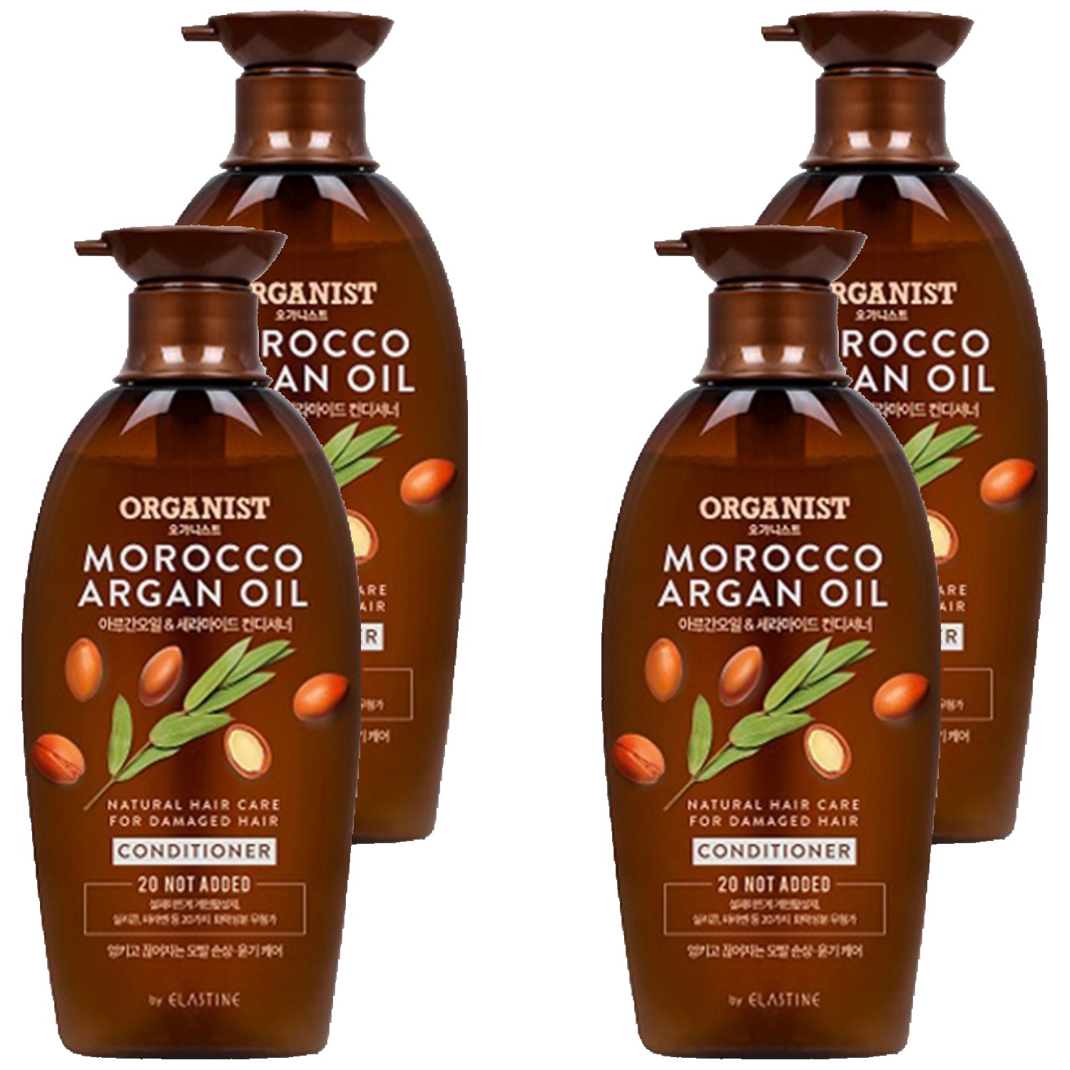 오가니스트 모로코 아르간오일 앤 세라마이드 컨디셔너 500ml (4개)_이미지
