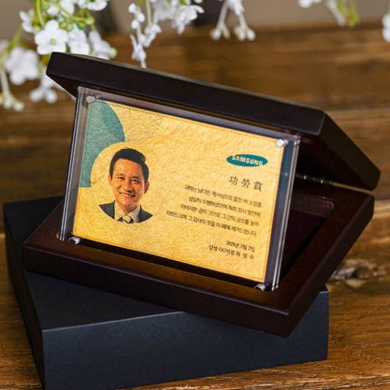 뽀르띠 카드명함 우드상패 감사패 1.875g_이미지