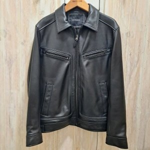 남성 양가죽 웨스턴 카라 블루종 가죽자켓 B235Z2200P