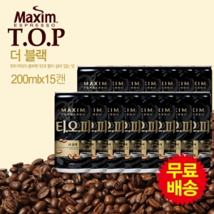 동서식품 맥심 에스프레소 티오피 더블랙 200ml (15개)