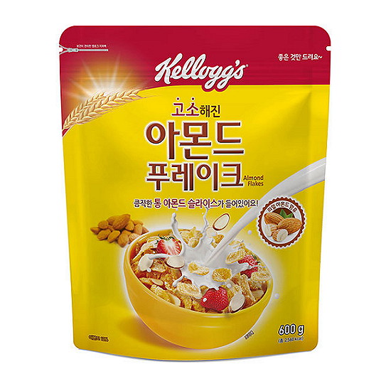 켈로그 아몬드 푸레이크 600g이미지입니다. 누르면 해당 게시물로 새창이동합니다.