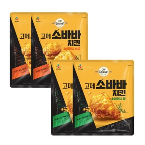CJ제일제당 고메 소바바치킨 소이허니 순살 375g + 소이허니 봉 300g (2개)