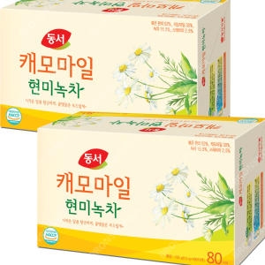동서식품 캐모마일 현미녹차 80티백 (2개)