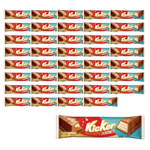 크라운제과 키커바 크리미밀크 28g (40개)_이미지