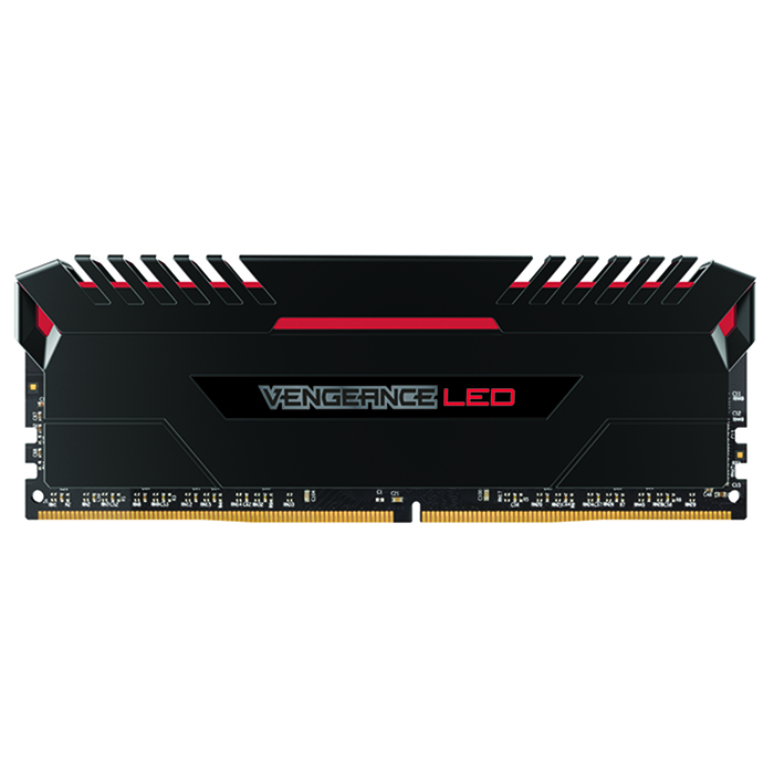CORSAIR DDR4-2666 CL16 VENGEANCE LED 레드 패키지 (32GB(8Gx4))_이미지