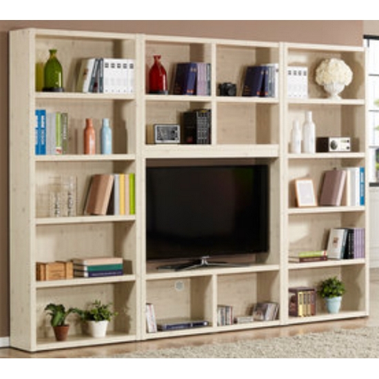 우아미가구  트라움 TV오픈형책장 풀세트 2800