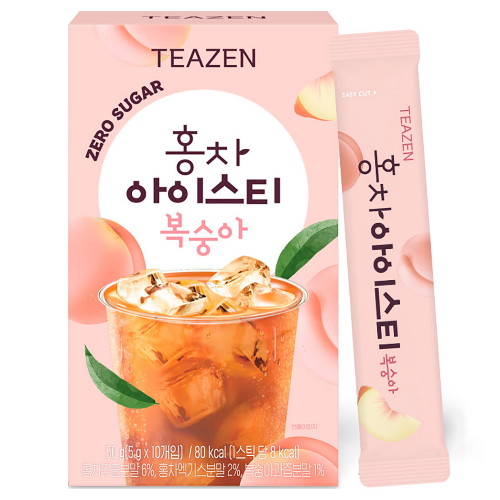 티젠 홍차 아이스티 복숭아 10T이미지입니다. 누르면 해당 게시물로 새창이동합니다.