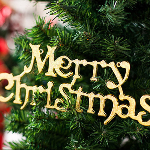 플라워트리 엠보글자골드